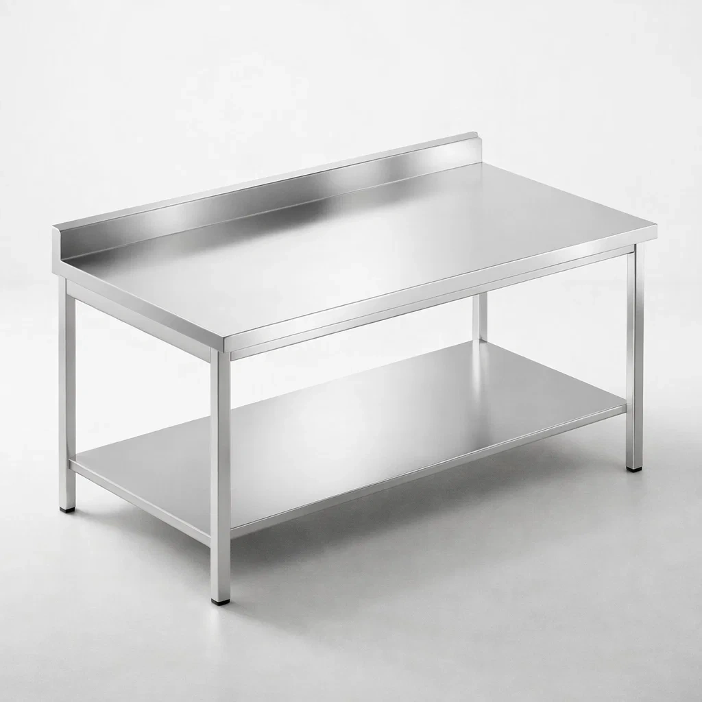 Table Adossée - Avec Étagère