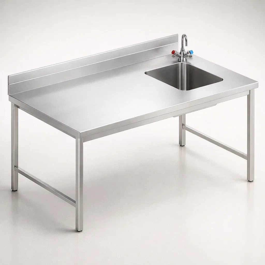 Table du Chef Adossée - Sans Étagère