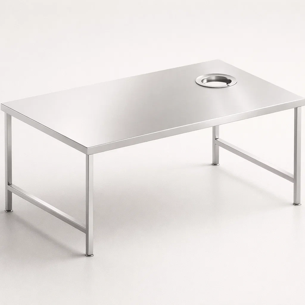 Table avec T.V.O. Centrale