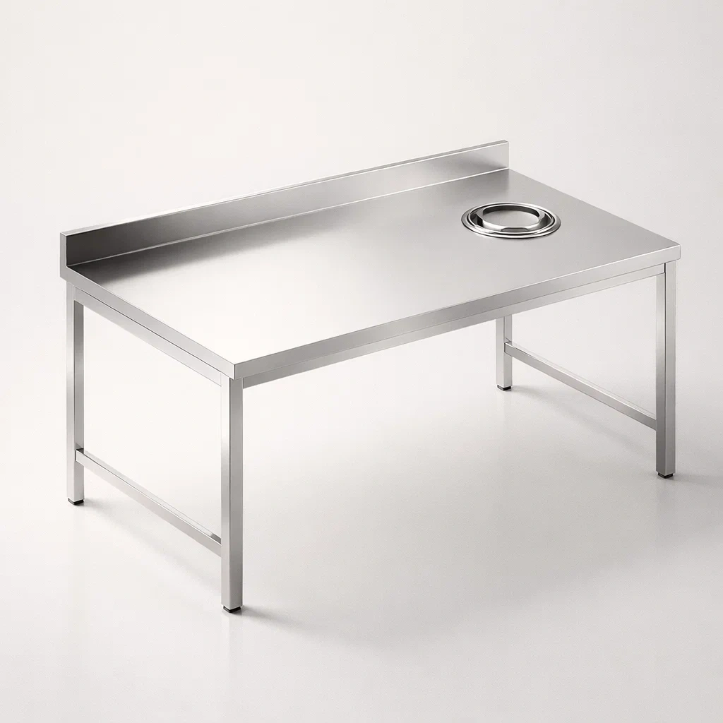 Table avec T.V.O. Adossée