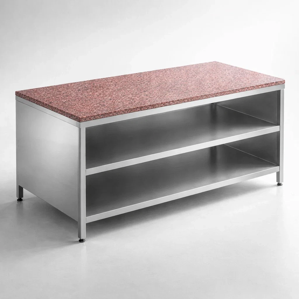 Meuble Neutre - Sans Portes (Dessus Granit)