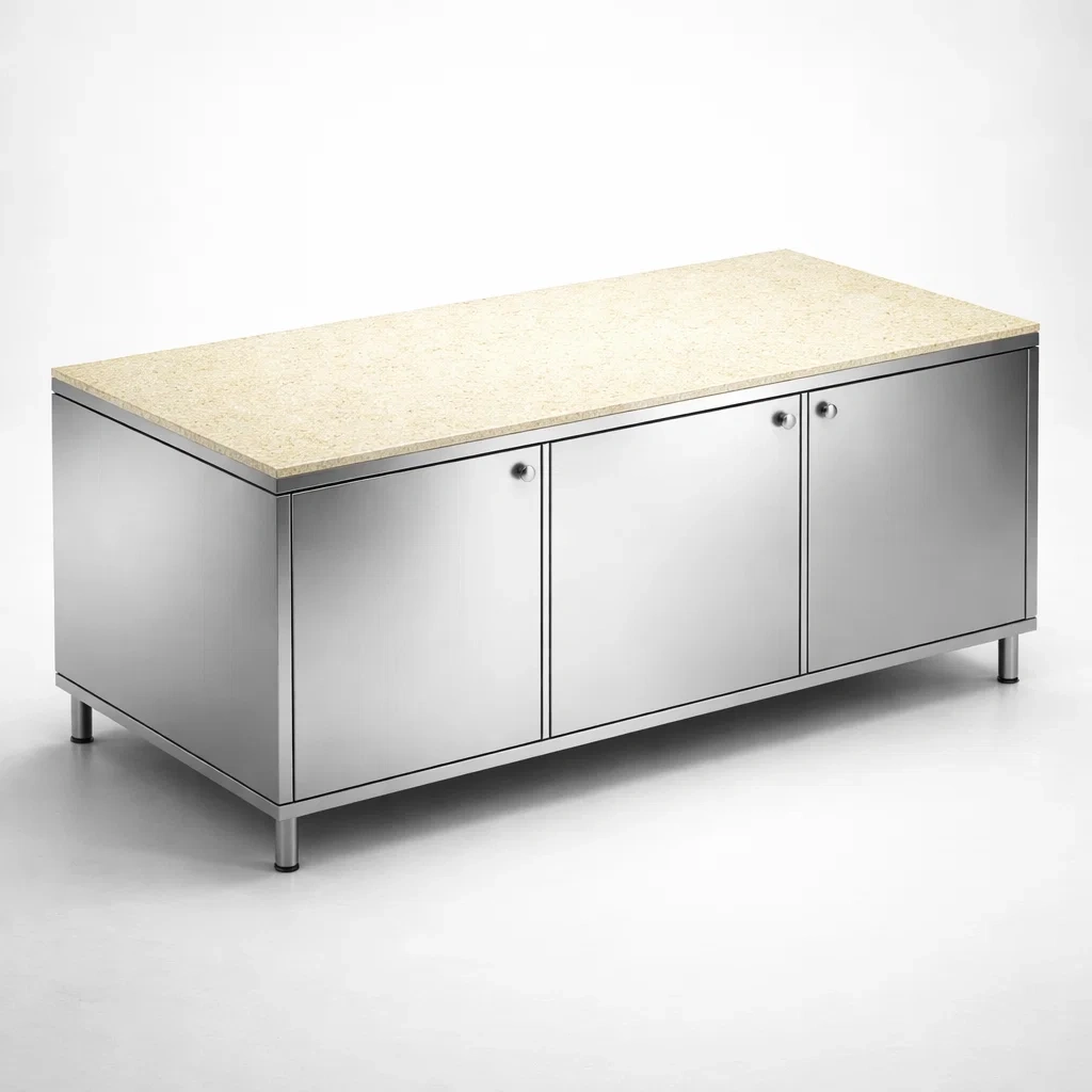 Meuble Neutre - Avec Portes (Dessus Corian)