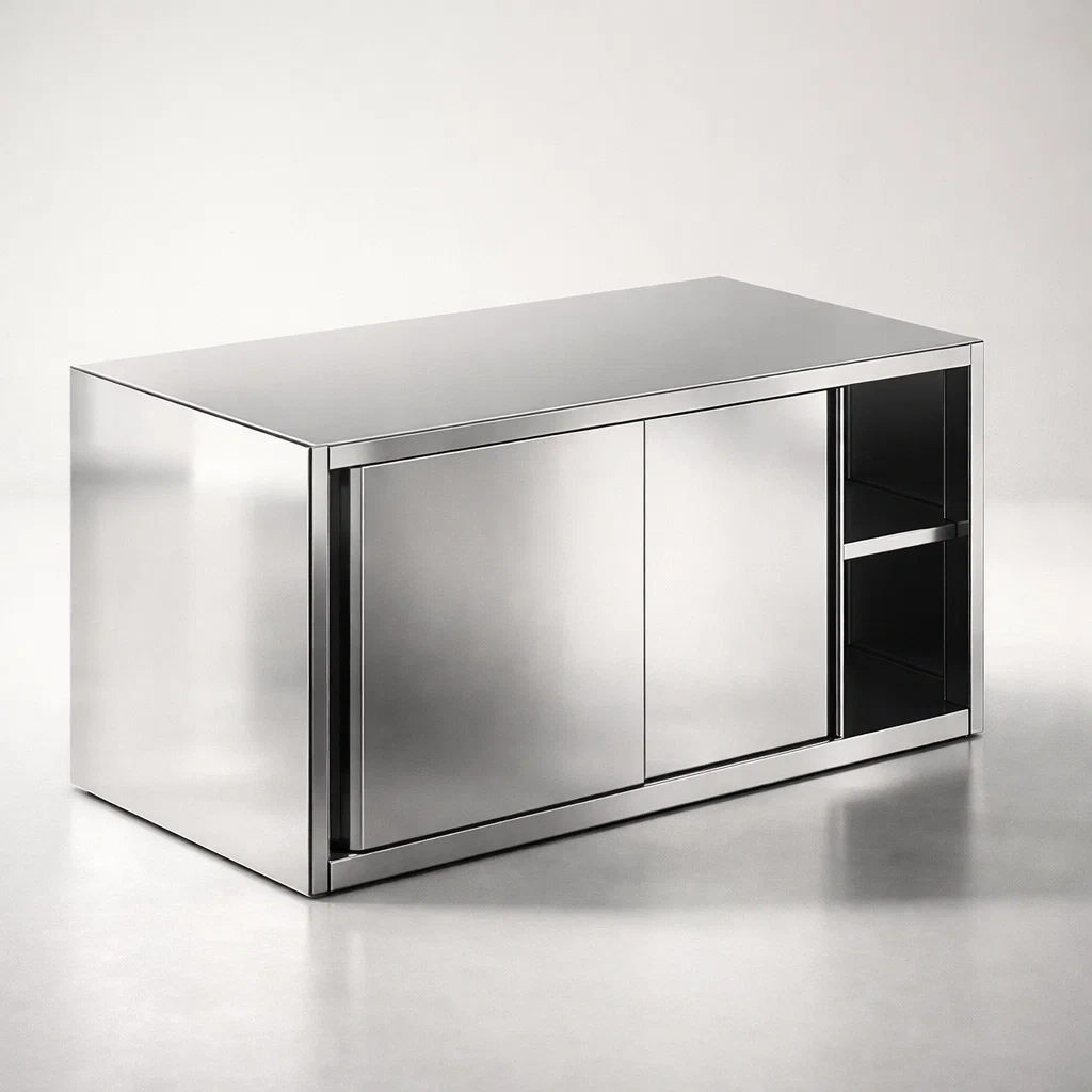 Meuble mural égouttoir à portes coulissantes