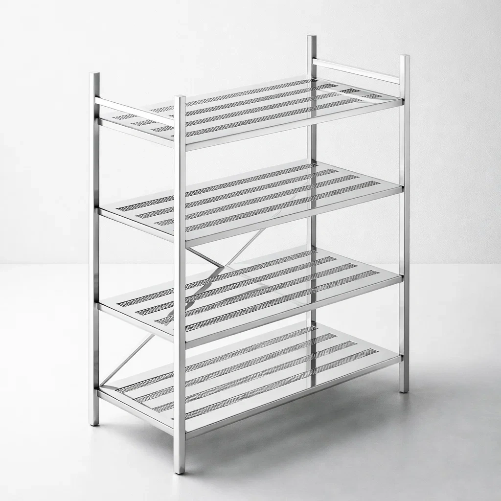 Étagère de rangement à 4 plateaux auto-ventilés (Standard)