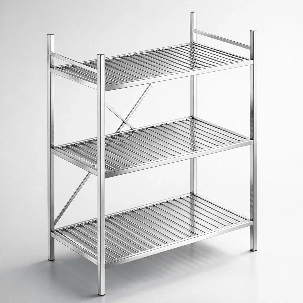 Étagère de rangement à 3 plateaux à batterie