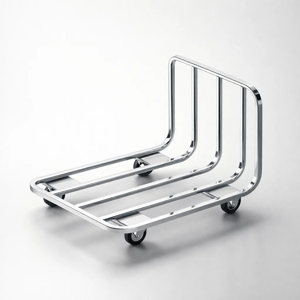 Chariot tubulaire en inox