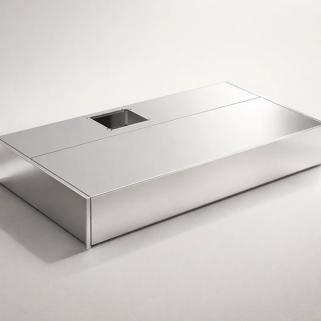 Hotte murale avec luminaire (H=40cm)