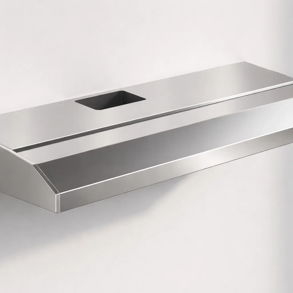 Hotte murale avec luminaire (H=55cm)