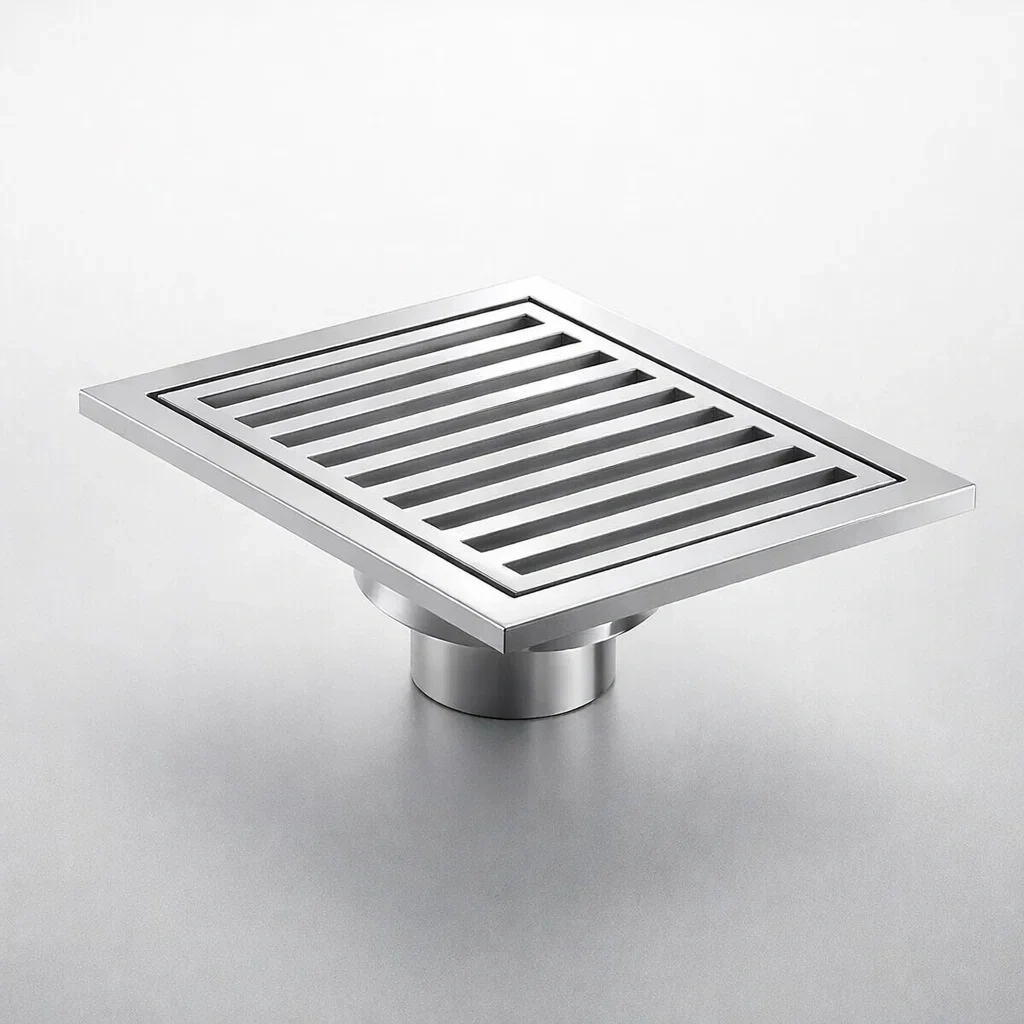 Caniveaux carré à sortie verticale