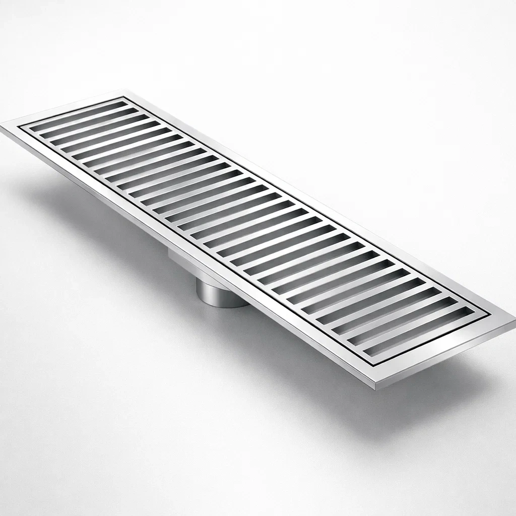 Caniveaux rivière à sortie verticale