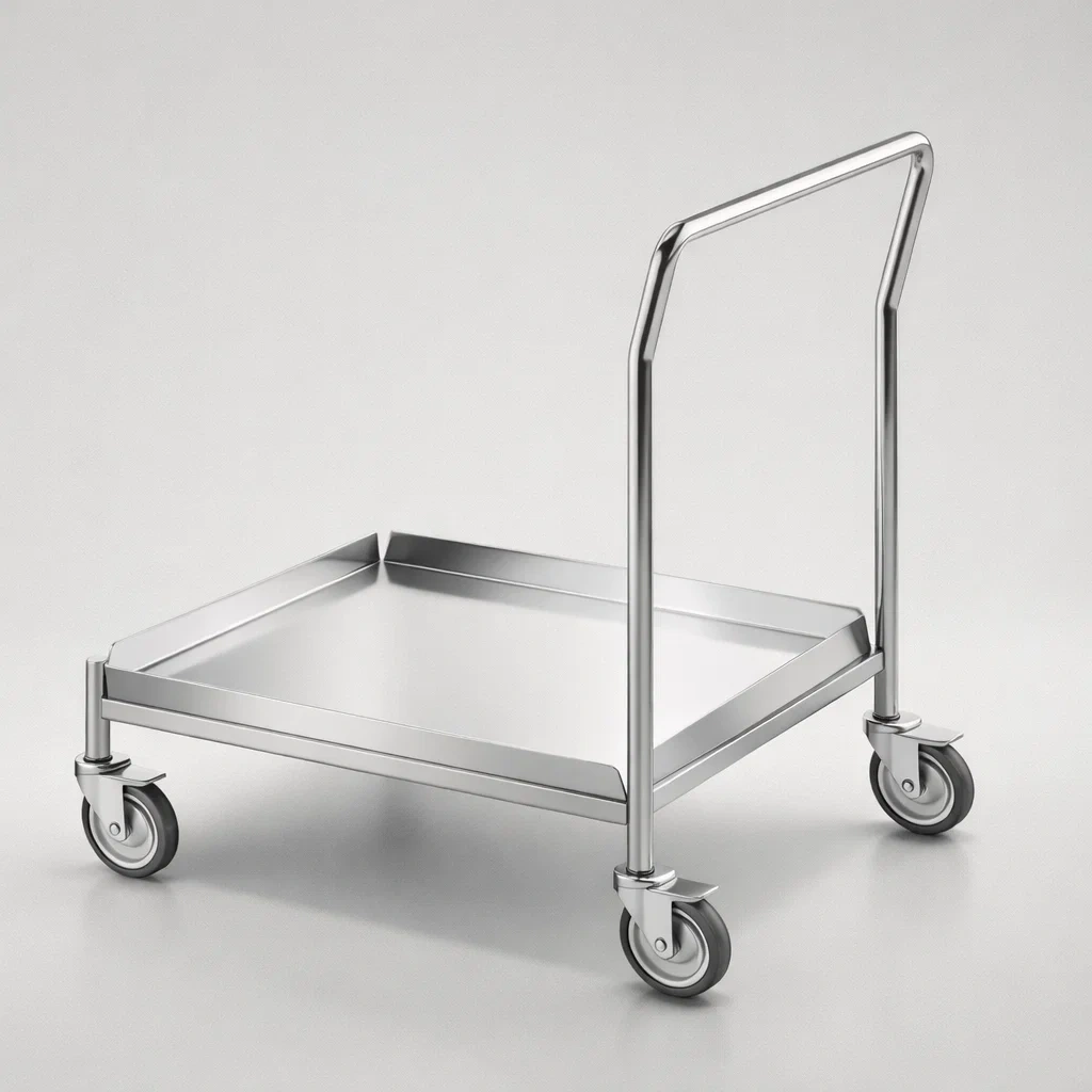 Chariot porte panier vide