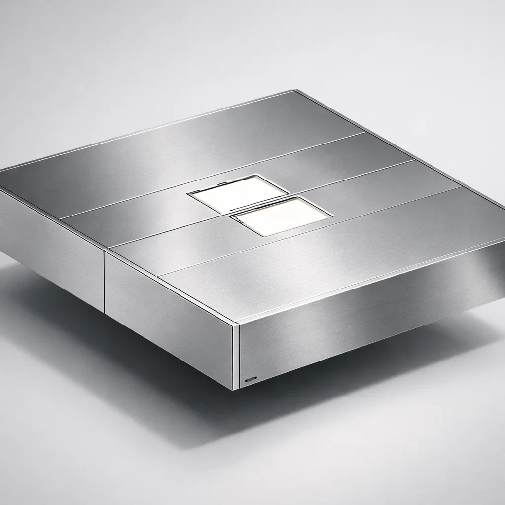 Hotte centrale avec luminaire (H=40cm)